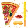 Pizza Pinata Food Themed Birthday Party Decoration with Stick Confetti And Blindfold for Summer Mexican Party Supplies