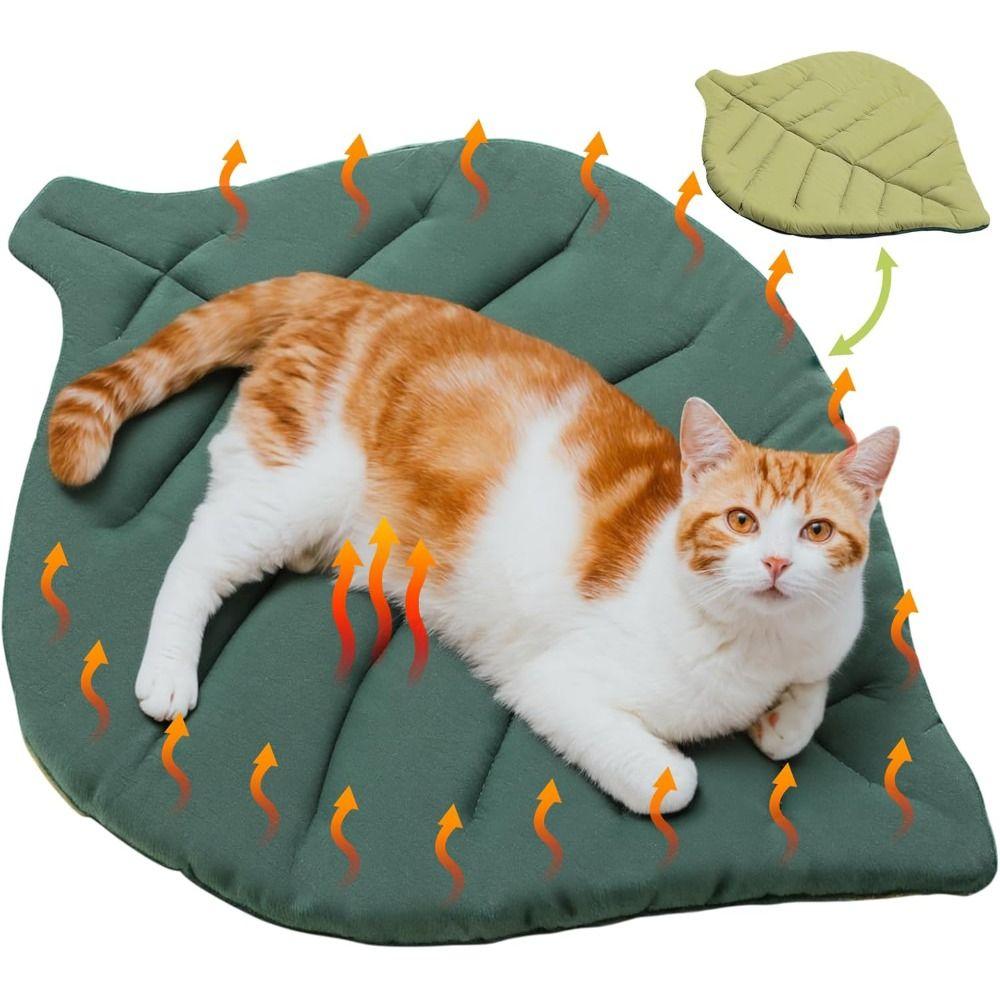 Double Sided Cat Bed Soft Cotton Pet Bed Cute Pet Sleeping Blanket Pet Accessories