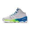 Curry 2 Retro GS Splash Party Kids Sneakers Grey Halo-Gray Electric-Blue 3026305-100