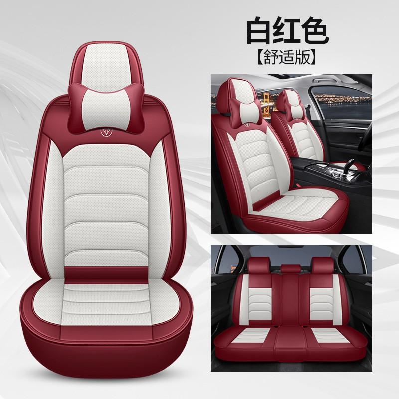 Universal 5-Seat Car Seat Covers Full Wrap Leatherette Auto Interior Protection
