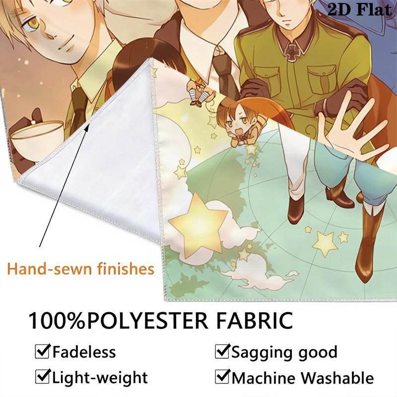 Hetalia Pattern Home Decor Tapestry, Wall Hanging, Decorative RV Wall Cloth.SGT0917272