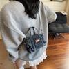 Casual Handbag Small Bag Bag Women's 2025 New Retro Denim Small Square Bag Simple Crossbody Bag