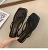 Black Beach Soft-soled Slippers Women's Summer New Flip-flops High-end Non-slip Outer Wear Cool Slippers