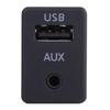 Замена USB-портов AUX и разъема с кабелем, USB-переключатели AUX с кабелем для RCD510 RCD310, Автоаксессуары