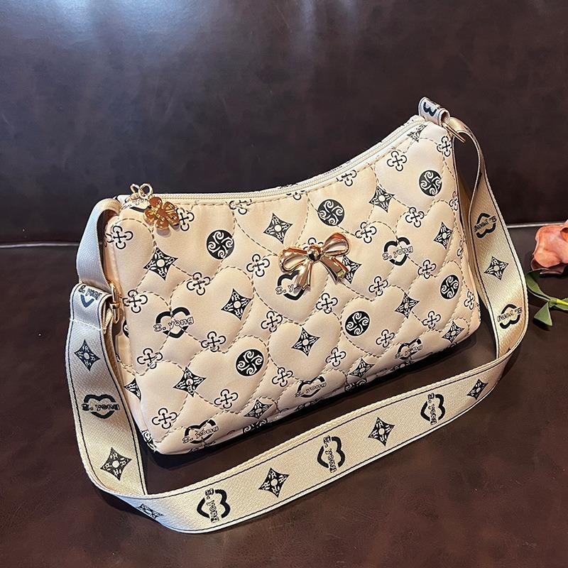 Роскошная летняя женская сумка через плечо с принтом и тесьмой