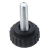 M6 X 20mm Hand Bolt Knobs Black Knurled Knobs Durable Clamping Knobs  for Quick Remove