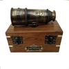 1920 DOLLOND London Brass Maritime Telescope, Nautical Spyglass Mounted Solid Brass 38.1 Cm Pirate Telescope with Wooden Box