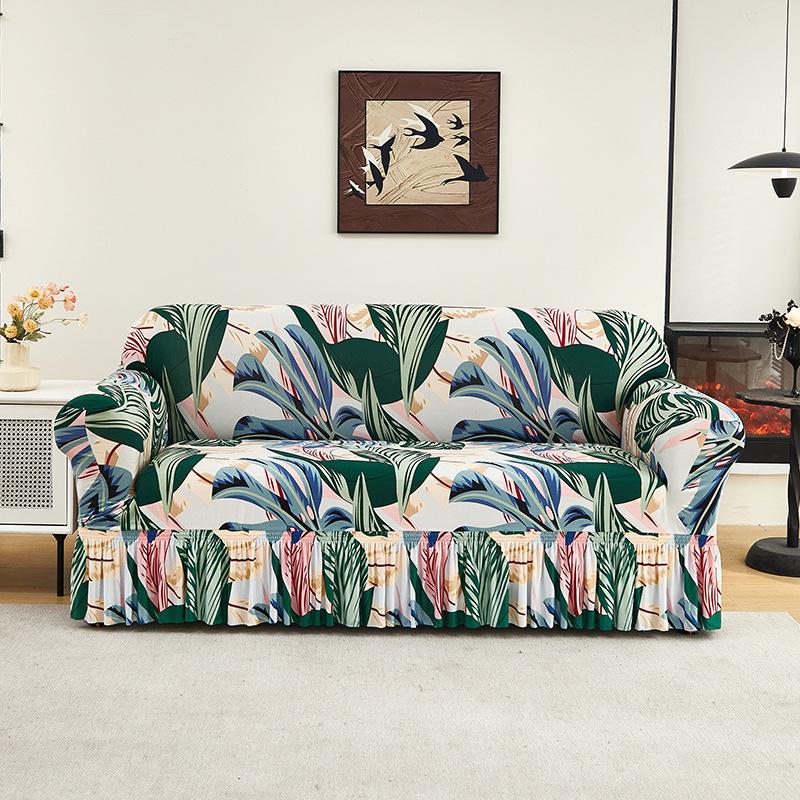 Новый Чехол для Дивана Цельный Эластичный Универсальный Чехол Двухместный Универсальный Защита от Царапин Кошек и Пыли Диван Все Включено Чехол