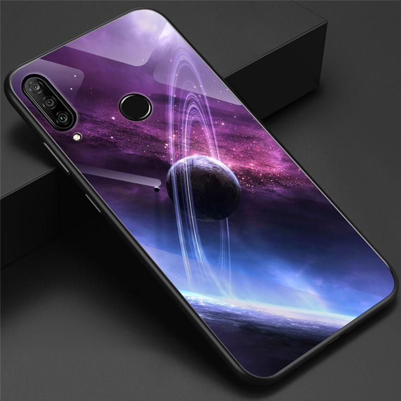 Защитная крышка из закаленного стекла с рисунком для iPhone Samsung Huawei Xiaomi Meizu