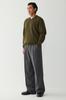 MAN ON THE BOON Soft Wool Oversized Suit Pants_Gray 4715352010