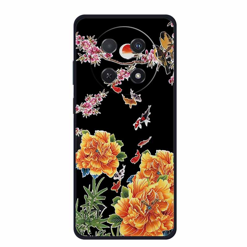 3D Тисненый Чехол Для Huawei Nova 14i Чехол Для Телефона Coque Цветы Силиконовый Мягкий Задний Чехол Для Huawei Nova 13i Y91 12i Чехол Funda Para