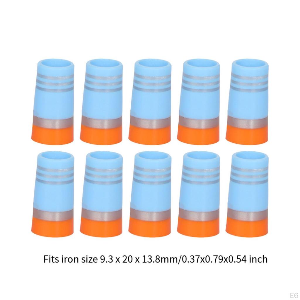 10 наконечников для клюшек для гольфа для клина с коническим наконечником, размер .370, запасные части