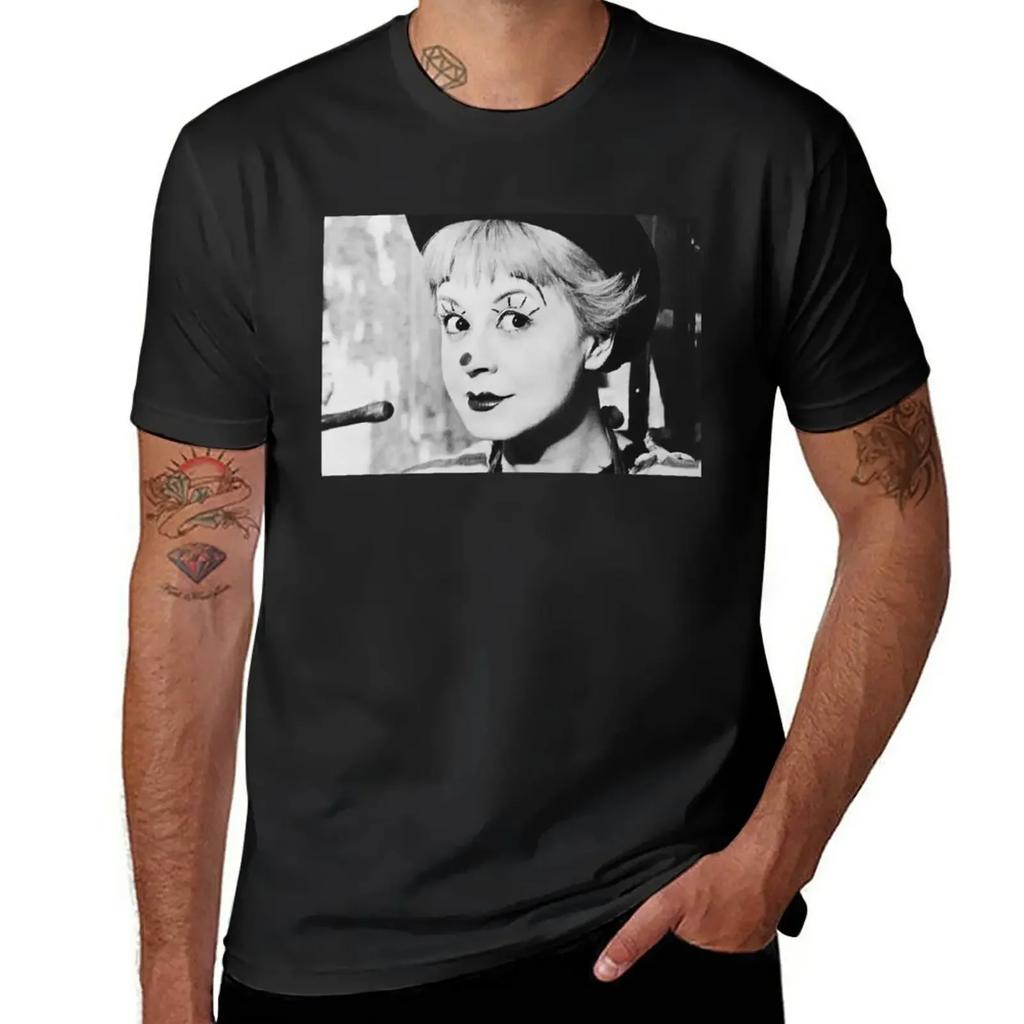 Federico Fellini La Strada T-Shirt tees funnys cute tops plain t shirts