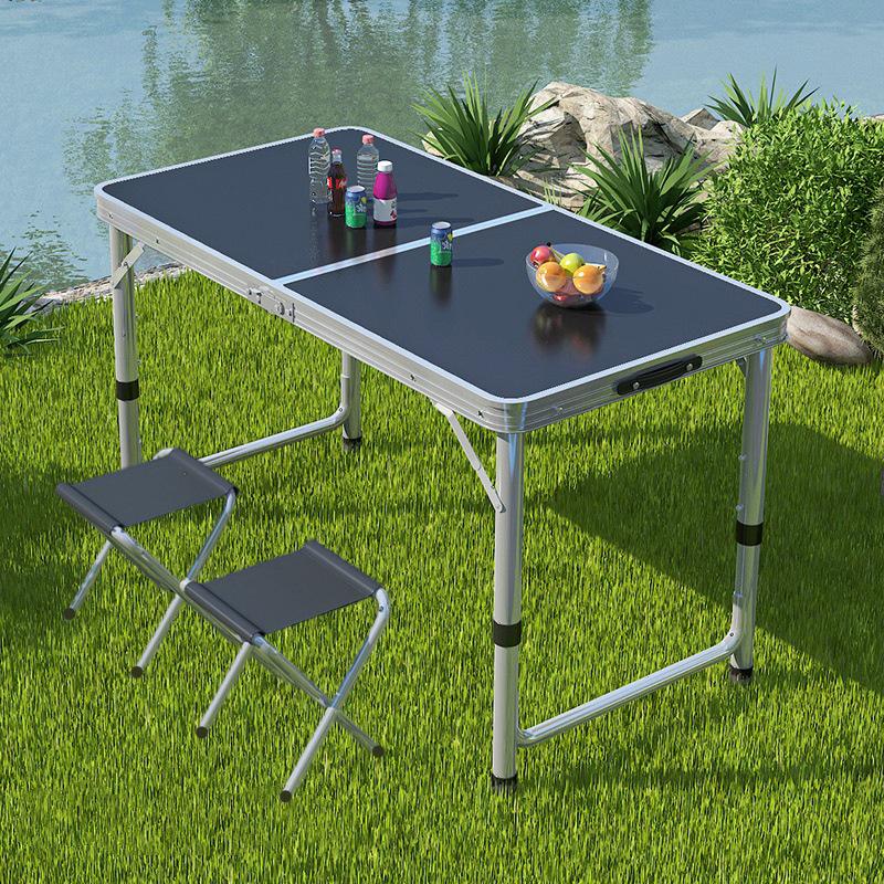Портативный многофункциональный складной алюминиевый стол для обедов и использования на открытом воздухе