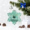 Yousheng Морское стекло Искусство Орнамент Дружбы Снежинка/Ракушка Формы Рождественская Елка Подвесные Украшения Ручной Работы Искусство из Морского Стекла Сувенир Дружбы для Лучшего