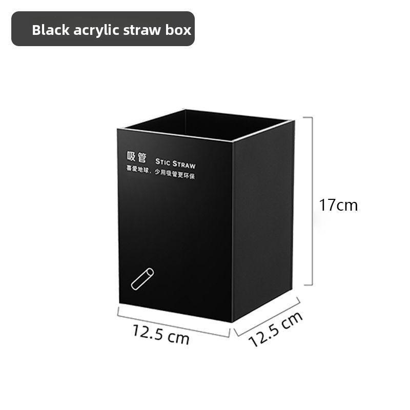 Соломенная коробка для хранения папиросной бумаги, подставка для хранения материала для барной стойки в магазине молочного чая, подставка для бумажных стаканчиков, многофункциональное хранение
