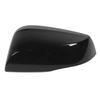 Rearview Mirror Cover Plastic Fadeless Weather Resistant Car Exterior Mirror Cover Cap Black Left