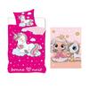Unicorn Cotton + Plaid Bed Linen Set