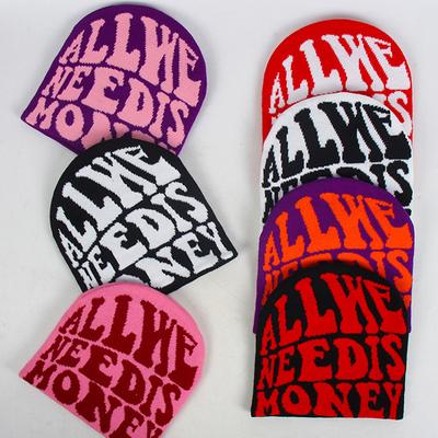 Винтажная шерстяная акриловая вязаная шапка Y2K, женская зимняя теплая шапка-бини в стиле Харадзюку, повседневная кепка Skullies для улицы