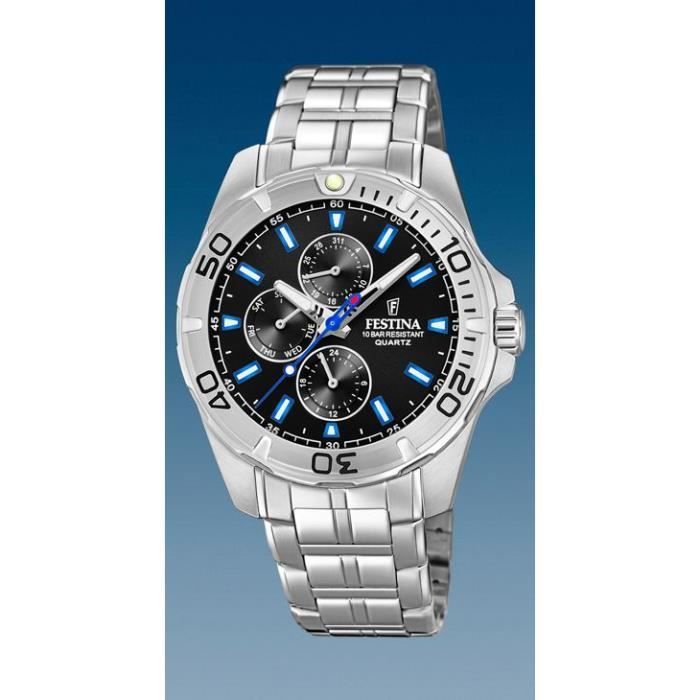 Montre Homme - Festina - F20445/6 - Multifonction - Étanche 100m - Diamètre 43mm