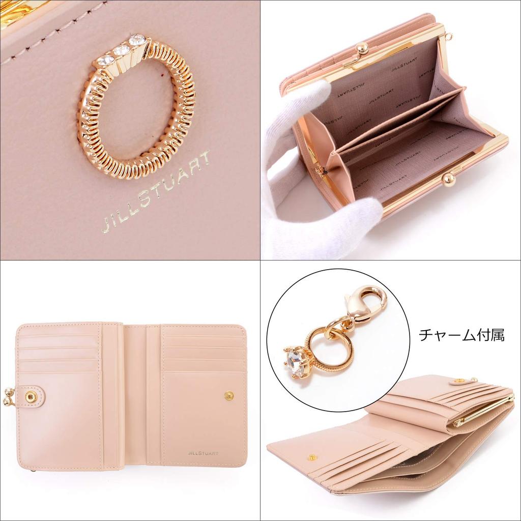 Может быть JILLSTUART Кошелек с застежкой-подвеской из коровьей кожи, компактный кошелек для монет JSLW0DS1 Без имени [Имя выгравировано] (ДЖИЛЛСТЮАРТ) (Розовый, гравированный)