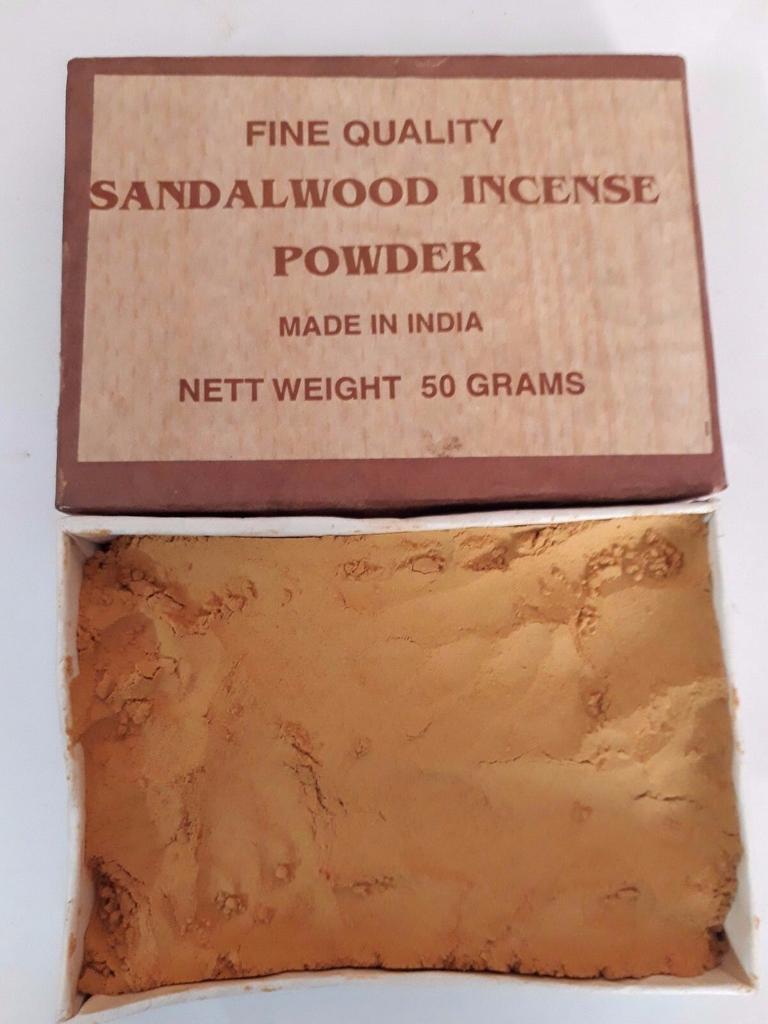 Dimraj Sandalwood / Chandan Incense Powder 50 Grams Fine Quality Pure and Natural