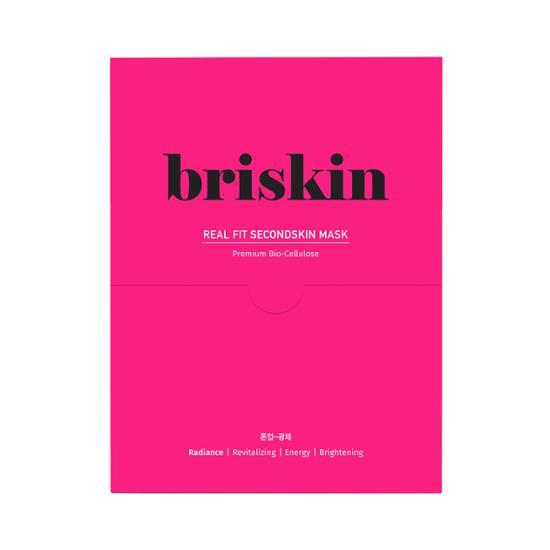 Briskin Real Fit Second Skin Маска для тонирования и сияния кожи 10 шт.