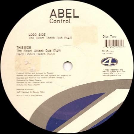 12inch Record ABLE - Control Disc Two 4P20281 4PLAYRECORDSINC 2000 US Dance Electronica Used