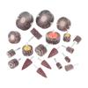 20Pc 80 Grit Sanding Flap Wheel Disc 1/4" Shank Abrasive Sandpaper for Die Grinder Drill Rotary Tool Cleaning Deburring Grinding