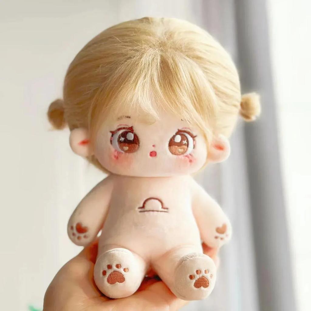 20 см кавайная плюшевая хлопковая кукла идол мягкая суперзвезда фигурка игрушки знаки зодиака кукла с толстым телом может менять одежду детский подарок