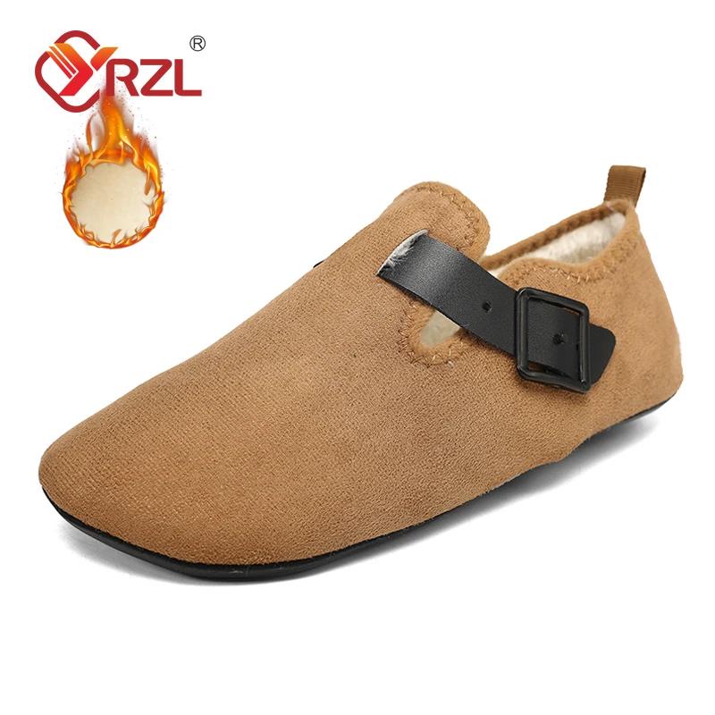 YRZL женские хлопковые туфли парные туфли однотонные домашние легкие мягкие подошвы тапочки подарок домашняя спальня балетки мужская обувь осень зима