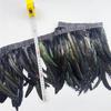 10Yard/lot 25-30CM Chicken Feathers Trim Cloth Sideband Rooster Tail Feather Trims Clothing Wedding Decoration