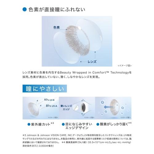 1-Day Acuvue Define Moist Radiant Sweet, BC 8.5, DIA 14.2 (PWR -3.00), 30 Lenses