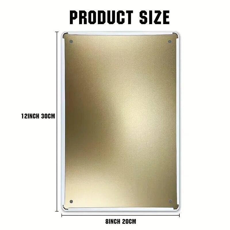 Vintage Pug Dog Metal Tin Sign Wall Decor Wall Art Decor for Kitchen Cafe Bar Restaurant Supermarket Shop Best Idea 8X12 In