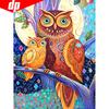 5D DIY Diamond Painting Full Round Animal Owl Embroidery Sale Picture Rhinestone Diamond