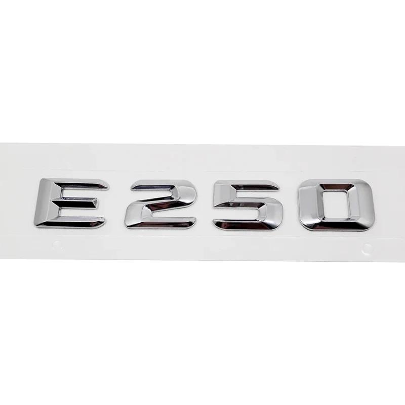 Car Tail Letter Number Emblem Sticker Rear Trunk Badge Decal for Mercedes Benz E Class E53 E55 E63 E200 E220 E230 E240 E250 E260 AX1 
