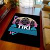 Коврики для пола Tiki Bar Aloha Hawaii Гавайская вечеринка Летний пляжный бар Паб Украшение Коврик для двери Плюшевый нескользящий коврик для стула