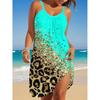 2024 Women's Summer Sleeveless Print Casual Dress Summer Dress for Holiday Women Clothing