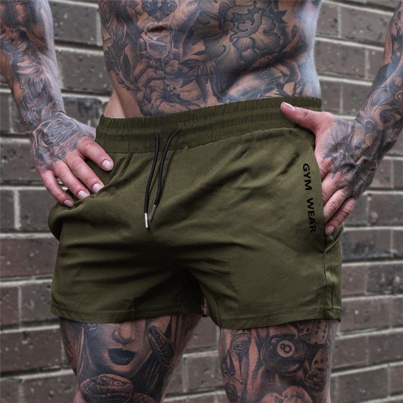 Мужские дышащие эластичные спортивные шорты для марафонского бега и тренировок со штангой
