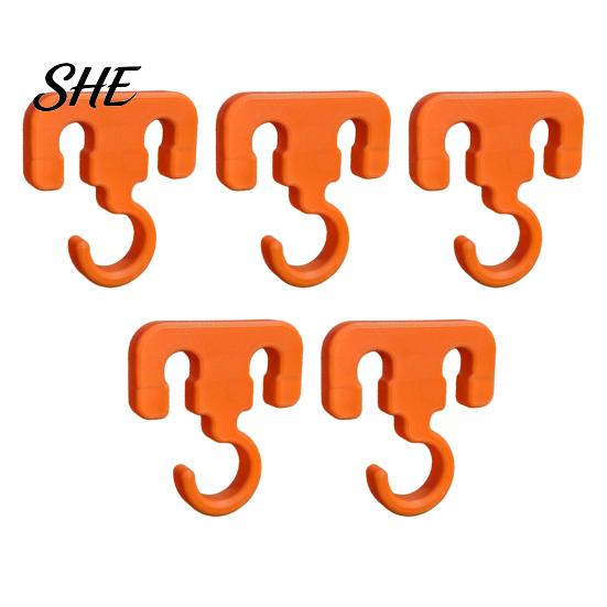Camping Rope Hook Tent Hook, Multifunction Outdoor Secure Fit No Drill Durable Hiking Accessories, for Ropes Clotheslines Canopy Clothesline