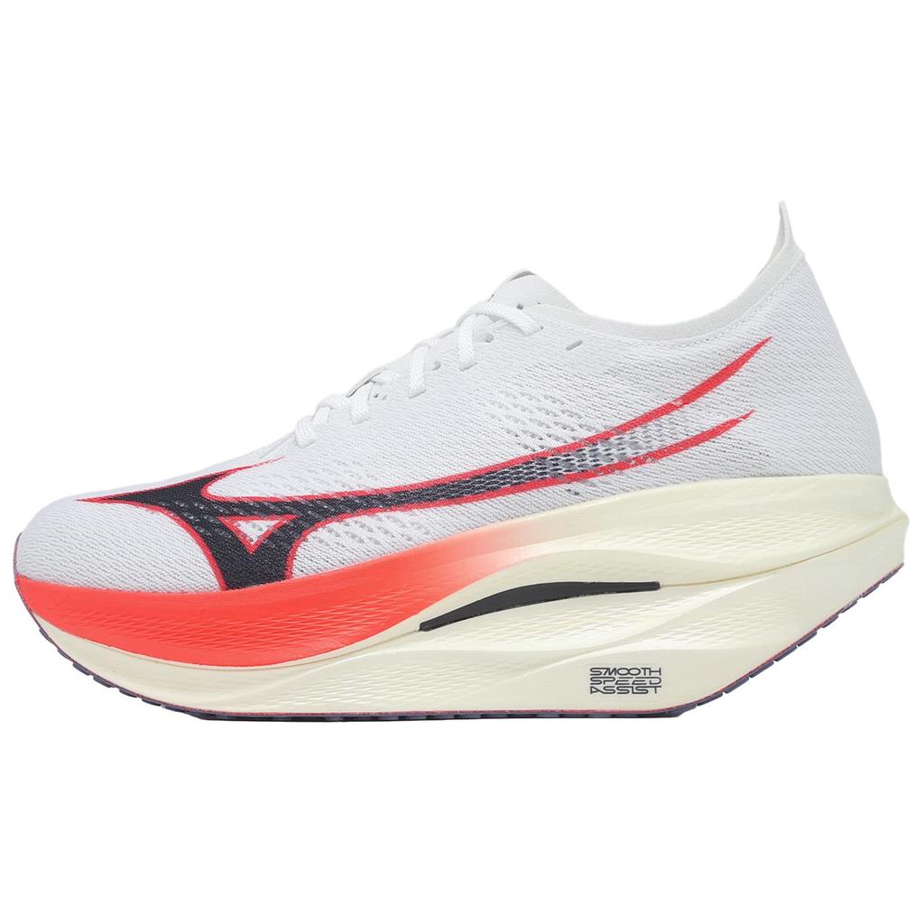 Mizuno Wave Rebellion Pro 3 Белый Баритон Синий Огненный Коралл Мужские Кроссовки U1GD253011