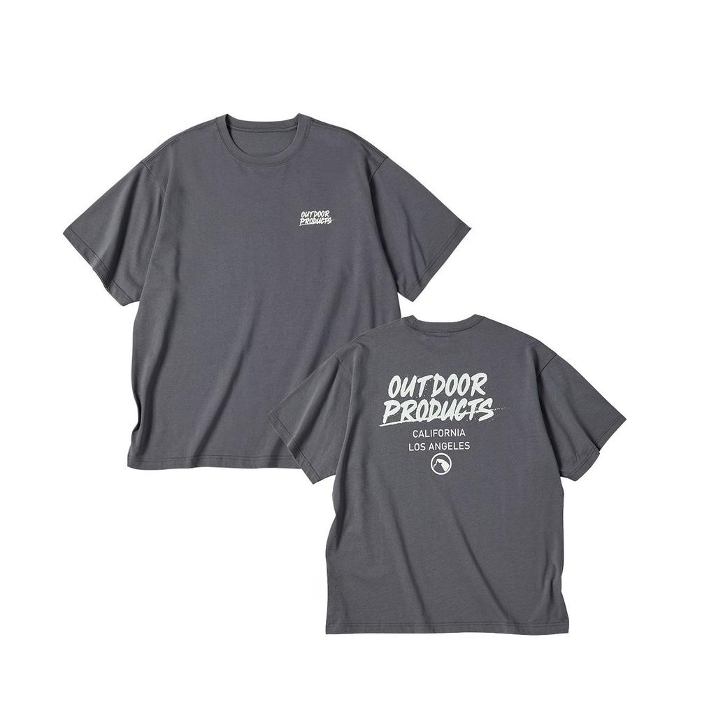 2026 Summer Korean Outdoor Graffiti Print Street American Retro Casual Cotton Shortsleeved Tshirt