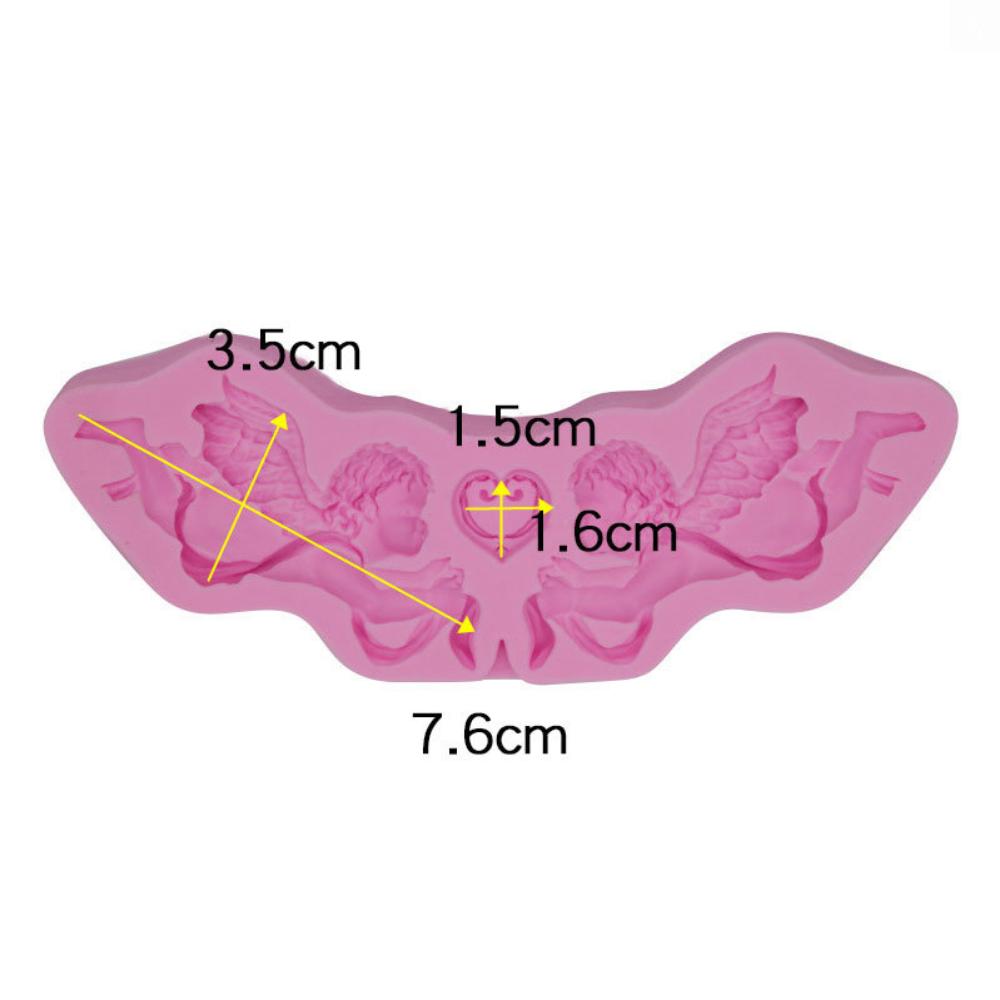 Ангел Купидон шаблон жидкая силиконовая форма для помадки торта шоколадная форма
