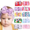 Милые детские повязки на голову Эластичные Мягкие Повязки с бантами-единорогами для новорожденных для девочки Детский тюрбан Аксессуары для волос для младенца
