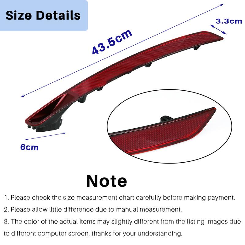 Left & Right Rear Bumper Reflector Tail Light Signal Lamp No Bulbs No Electricity for VW Beetle 2017 2018 5C5945701D /702D