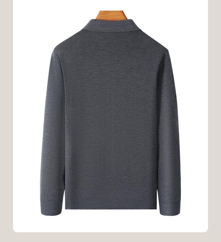 Machine washable fine spun wool, simple and luxurious knitted cardigan, men's thin sweater jacket