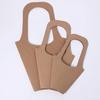 20 Pcs Kraft Paper Bouquet Bags with Handle Flowers Wrapping Gift Bags 3 Sizes Floral