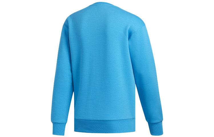 Adidas STAR WARS Sweatshirts Men's Blue Crew Neck Moderate Regular FN3237