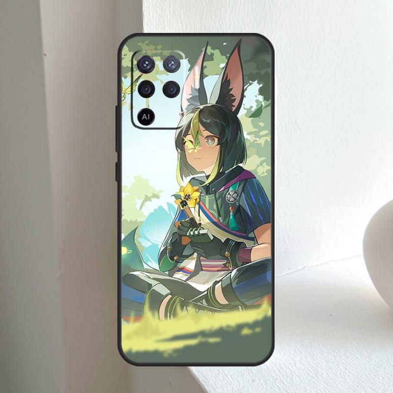 Чехол Genshin Impact Тигнари для OPPO A80 A60 A40 A5 A6 Pro A15 A17 A57 A16 A76 A96 A18 A38 A58 A78 A98 A54 A74 A94
