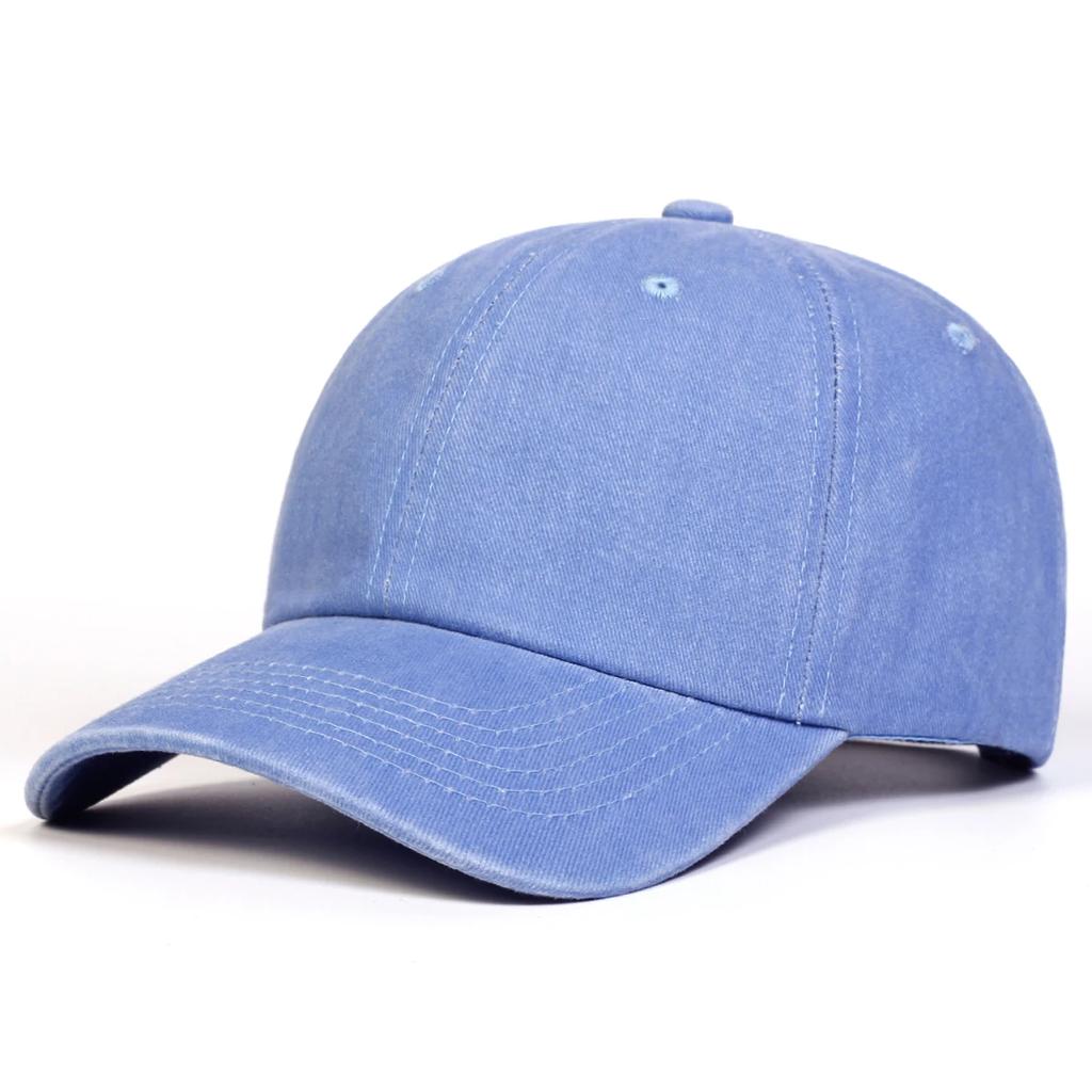 Unisex Light Washed Solid Color Baseball Caps Spring Autumn Outdoor Adjustable Casual Hats Dad Hat Sunscreen Hat